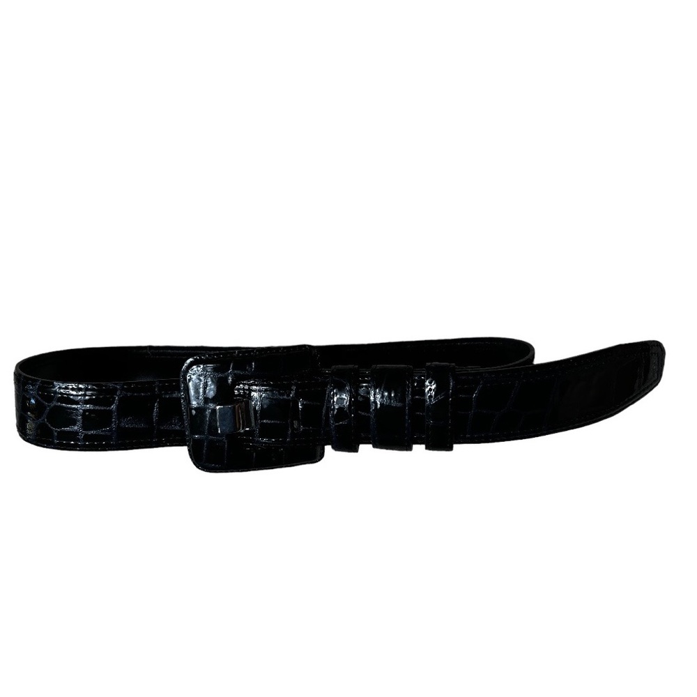 Carlisle genuine leather belt women size xs black
